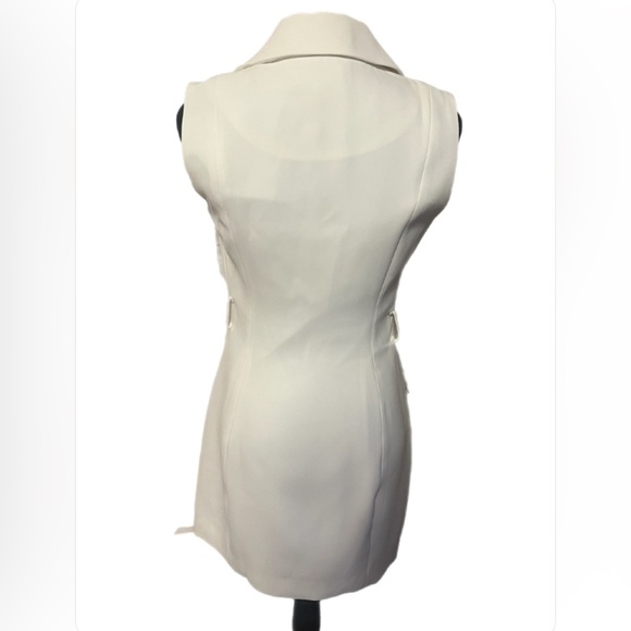 NWT Forever New Cream Tailored Blazer Dress- size 4 - Picture 4 of 6